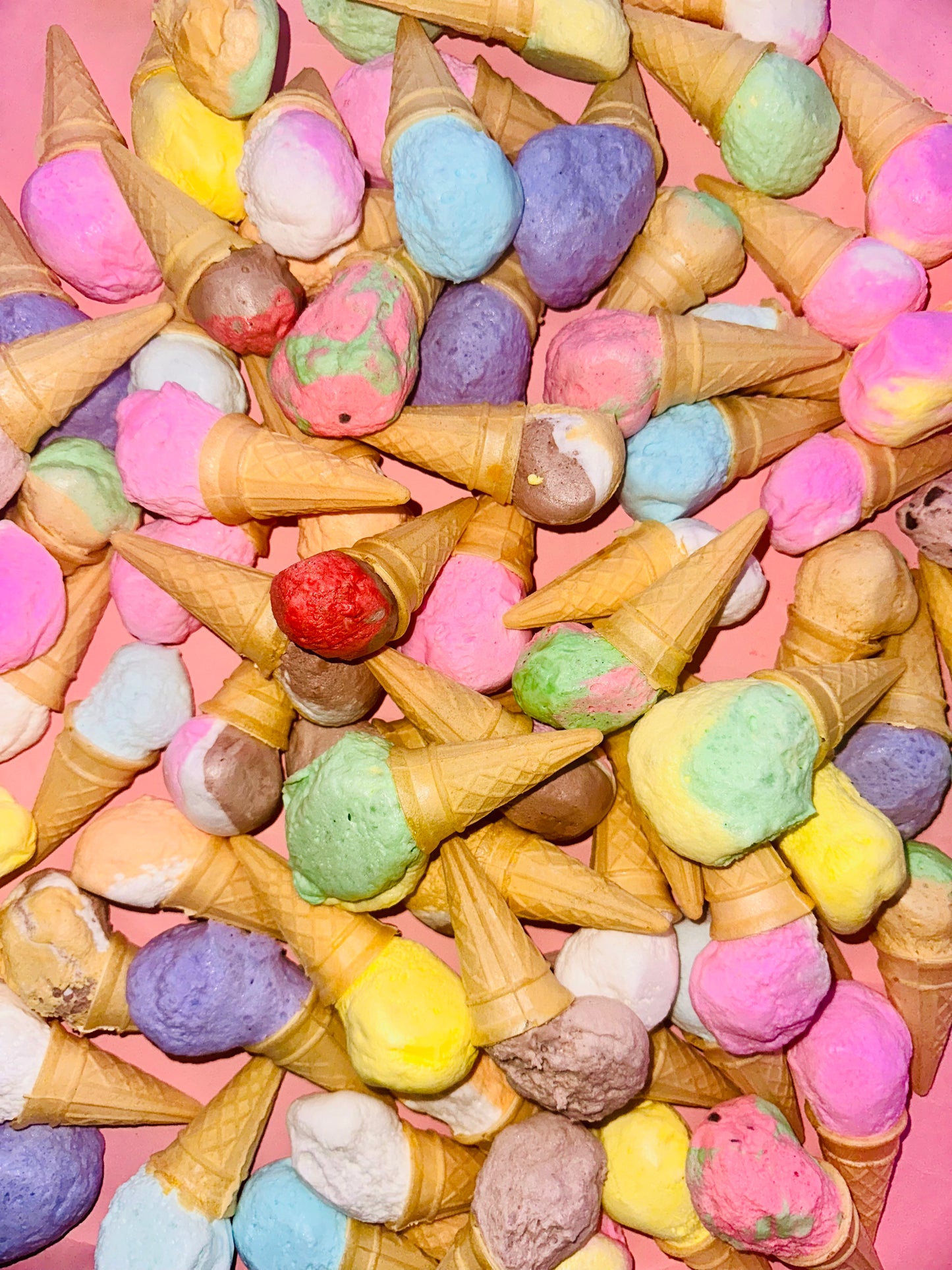 Freeze-Dried Taffy Cones