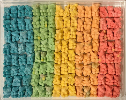 Rainbow Sour Gummy Large Acrylic Tray