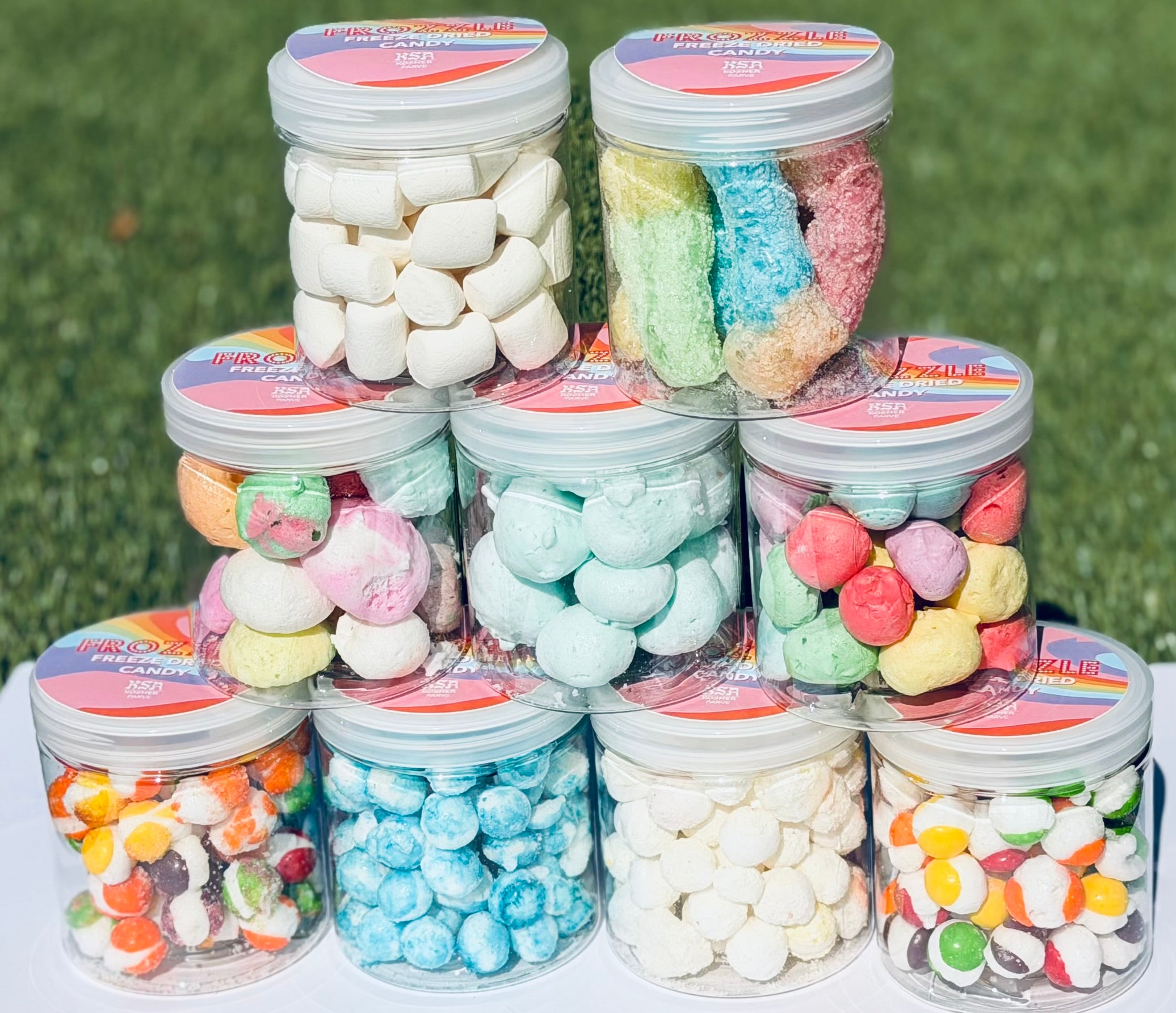 10 Pack 16 Oz Large Jars – Frozzle