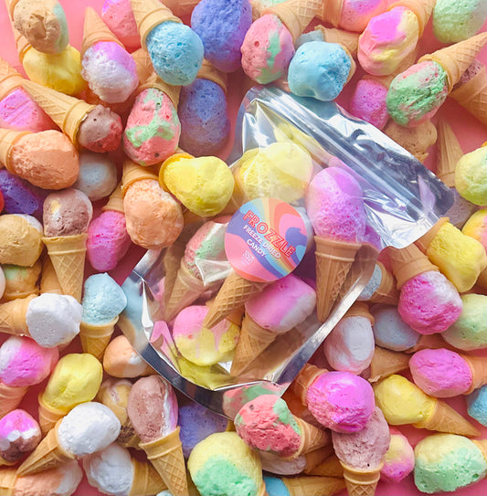 Freeze-Dried Taffy Cones