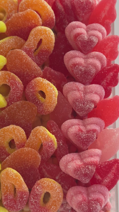 Rainbow Sour Gummy Large Acrylic Tray